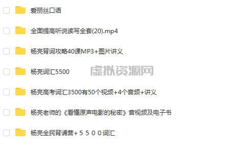 1-9年级最全英语语法视频教学课程