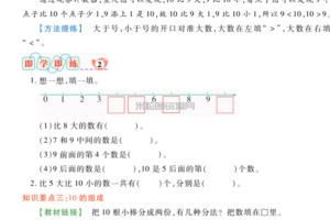 小学一年级数学上册教材全解彩色可打印版